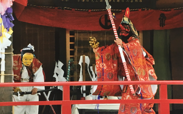 前橋市上新田町雷電神社太々神楽